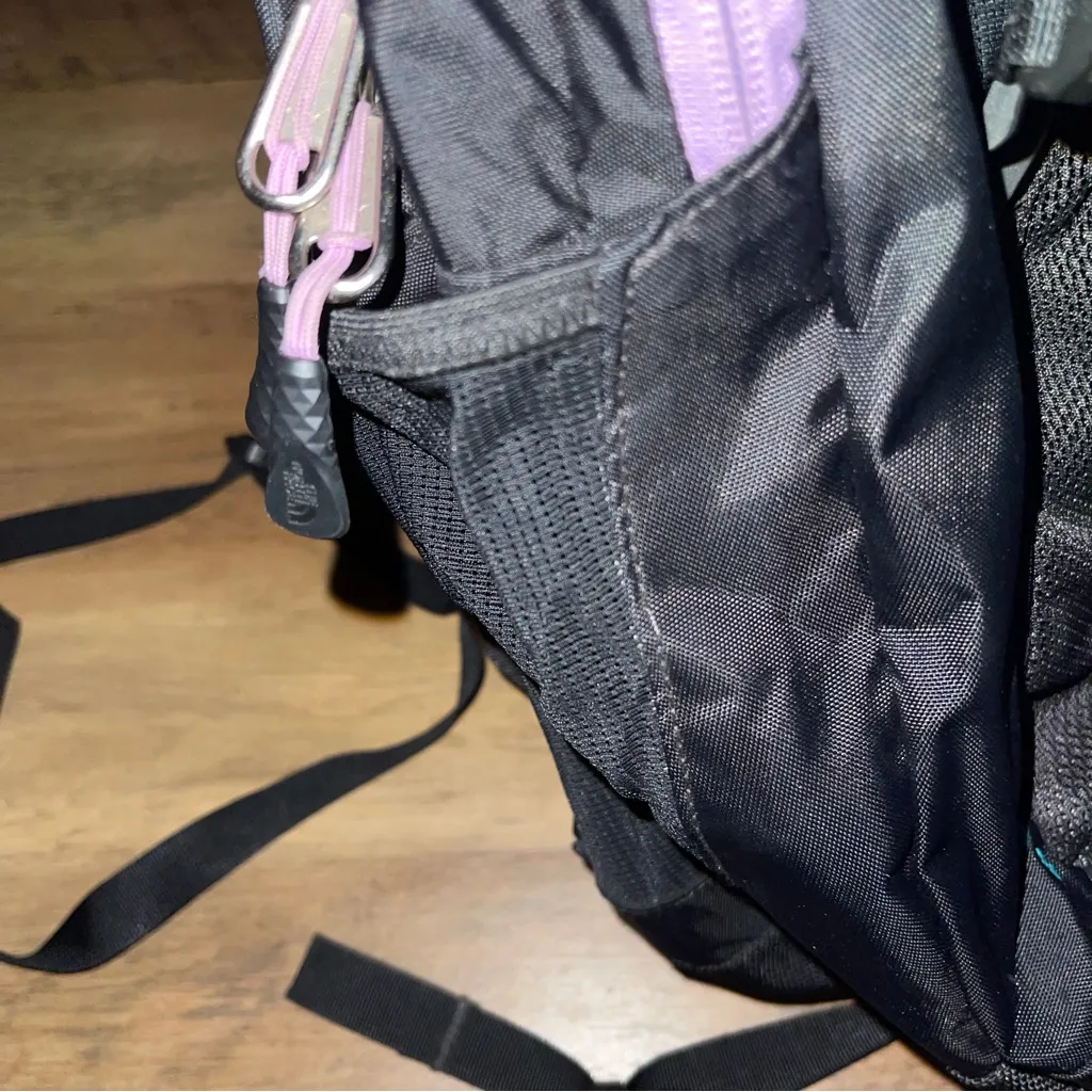 The North Face  Women's Borealis Black Green Violet Backpack - Image 11