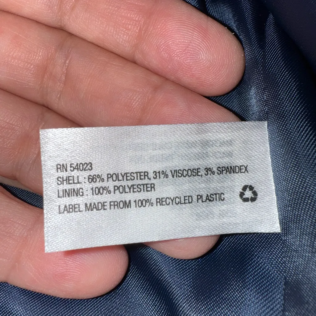 GAP Neon-stripe ponte academy blazer  size 10T - Image 12