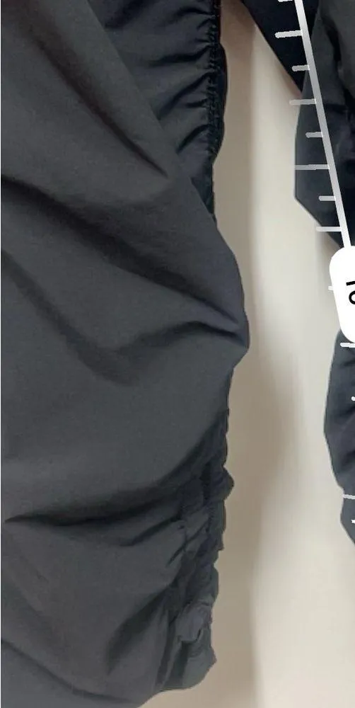 Cropped Side Cinch Pants with zipper pocket and drawstring size 2 - Image 11