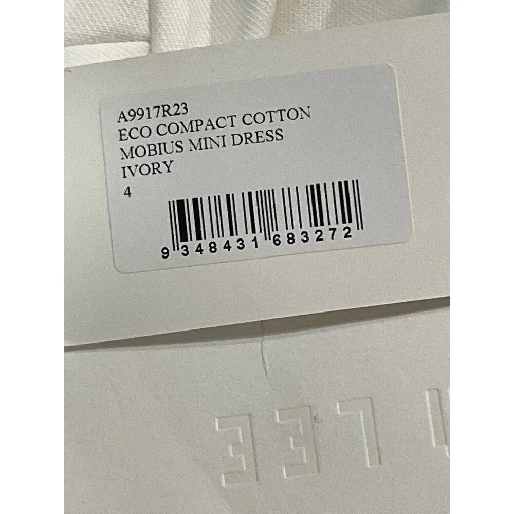 Dion Lee Mobius Mini Dress in Ivory Aus 4 US 0 New Womens Strapless Canvas White - Image 8