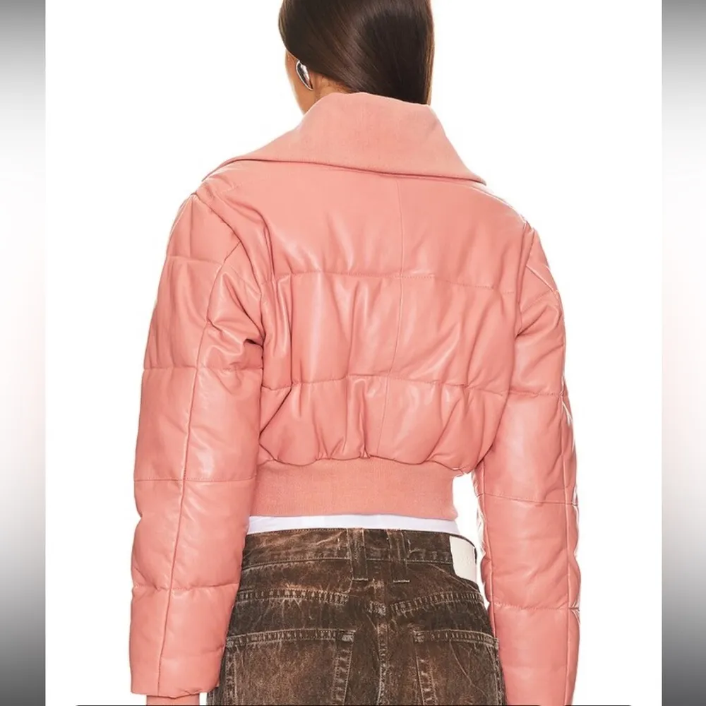 NWT LAMARQUE Livia Cropped Jacket in Old Rose - Image 3