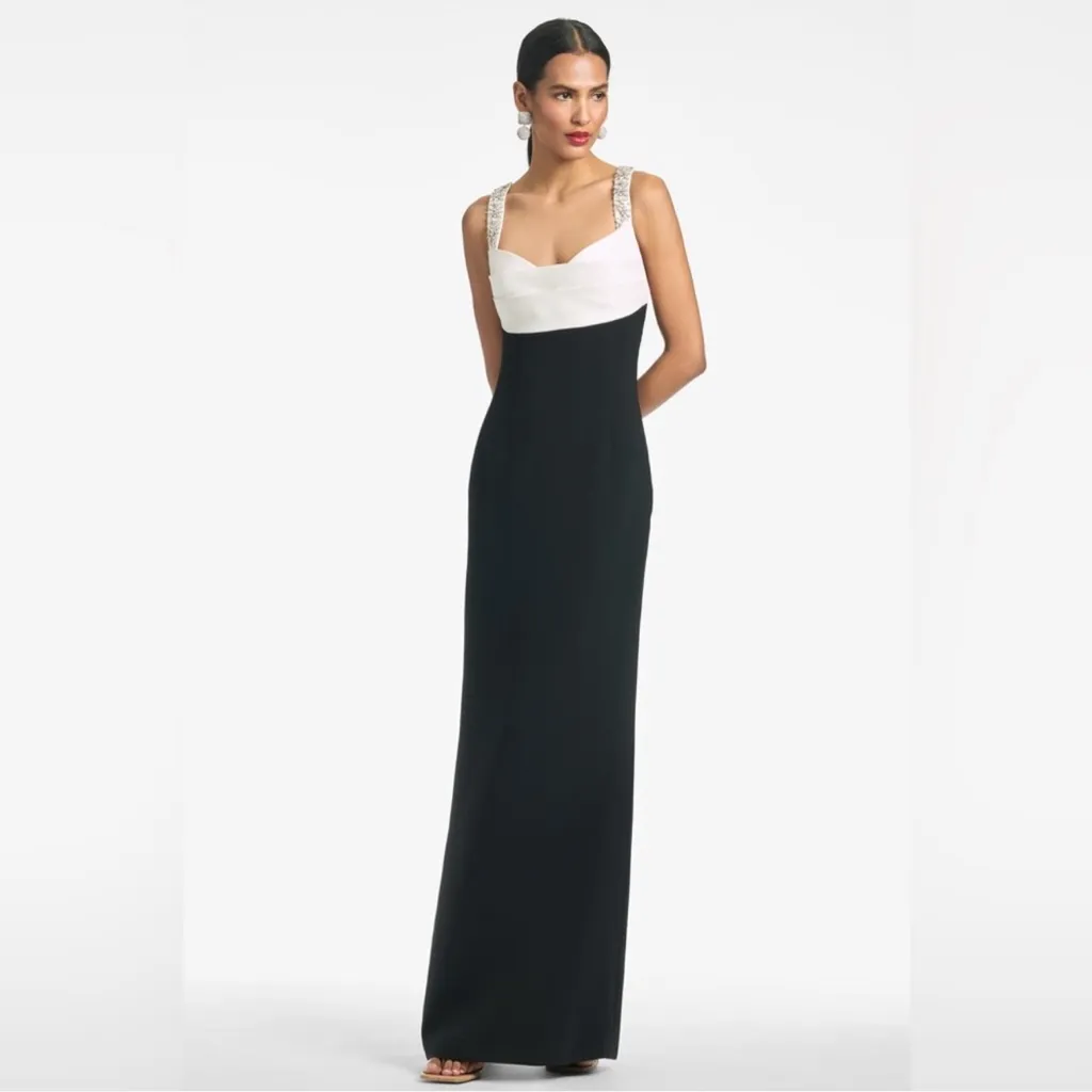 Sachin‎ & Babi Domenica Two Tone Gown- Black Tie - NWT - Image 3