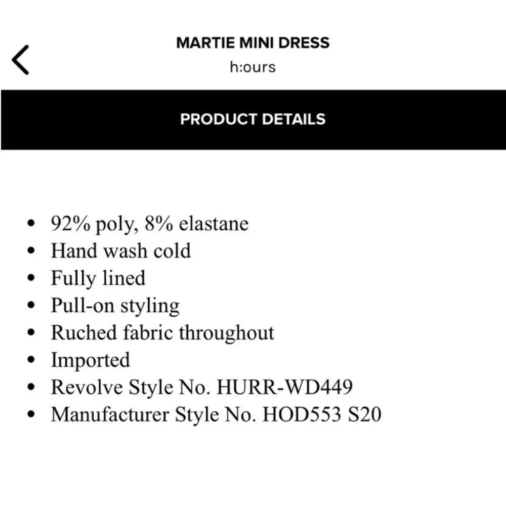 H:ours - women’s Martie Tan Ruched mini Dress short sleeve square neckline S - Image 8