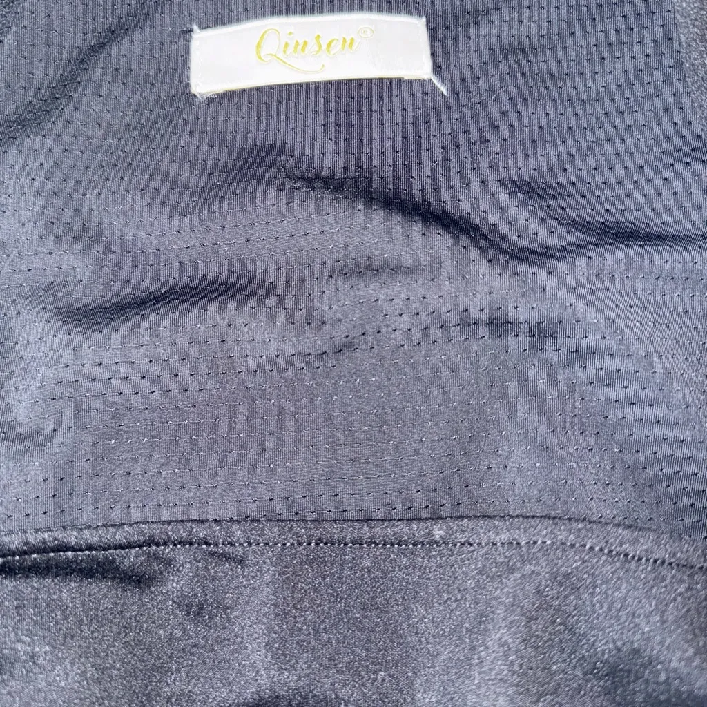 QINSEN Women's Square Neck Bodice Dress Tank Top Stretch Flare Mini Dresses - Image 3