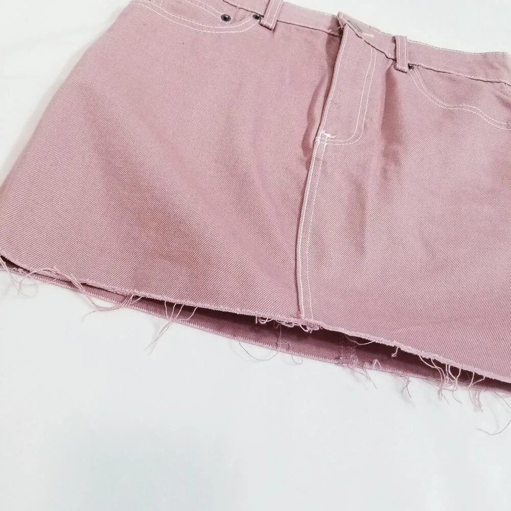 Forever 21 Pink Denim Skirts - Image 3