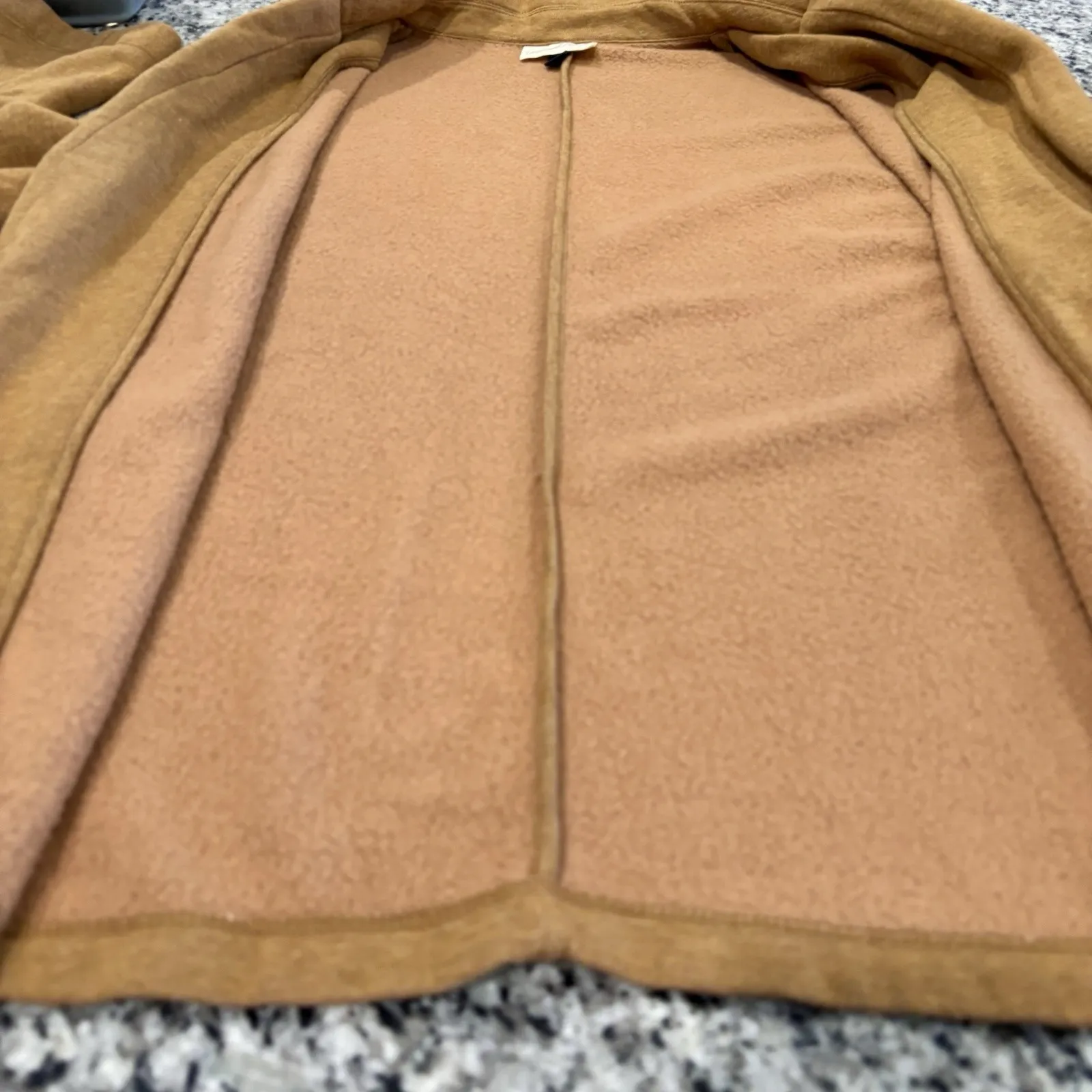 Universal Thread Heather Brown Knit Cardigan Button Front Patch Pocket Sz Small - Image 6