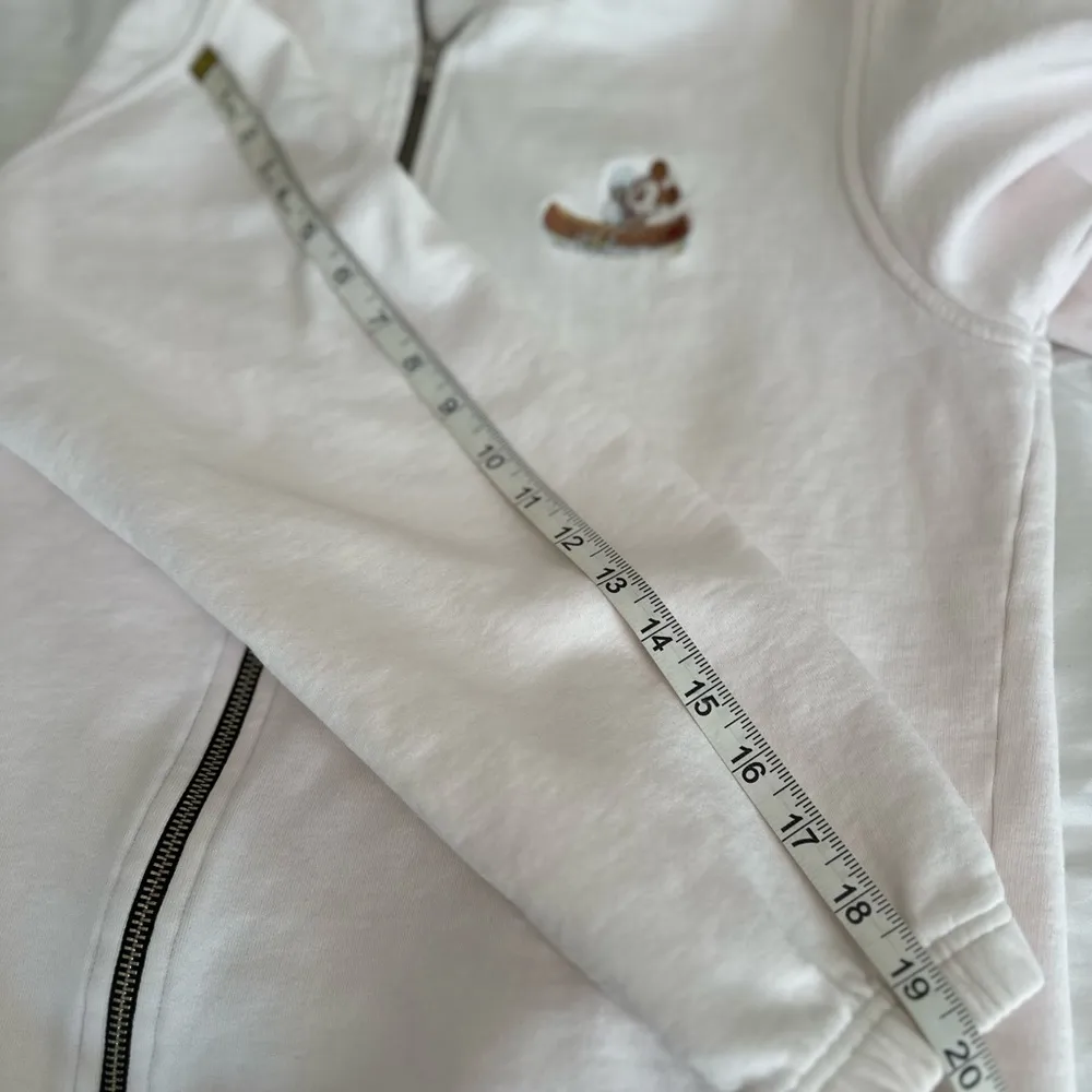 VTG Donaldson Disney Women Sz:S Embroidered Canada Mickey Mouse Full Zip Hoodie. Pink - Image 6