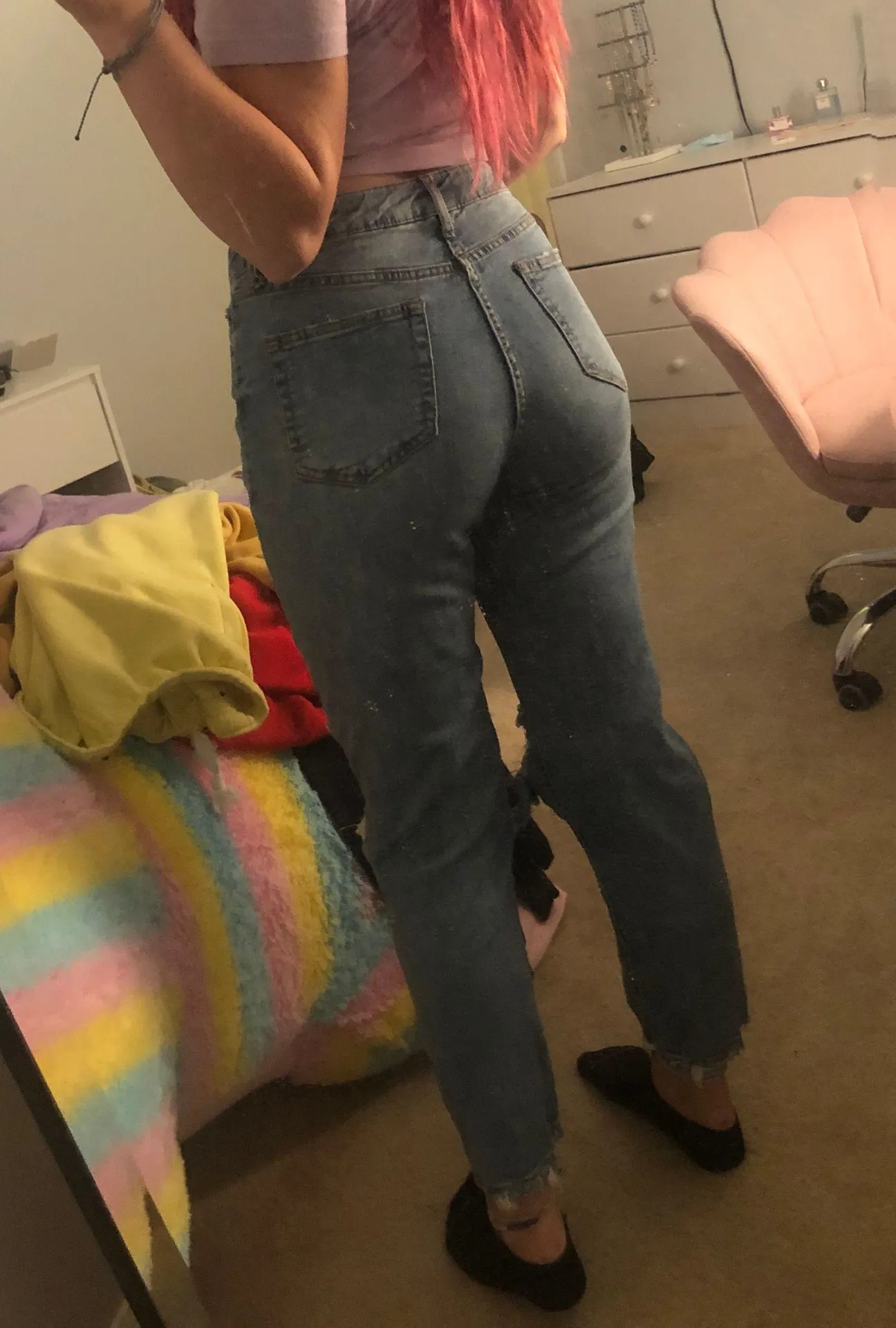 High Waisted Jeans  - Image 3