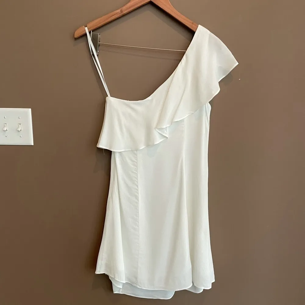 NWT Privacy Please x Revolve Tate‎ Dress White S - Image 5