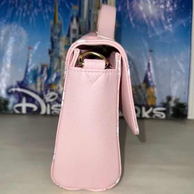 HEART LOGO Disney aristocats Marie aop kitten Loungefly crossbody bag - Image 6