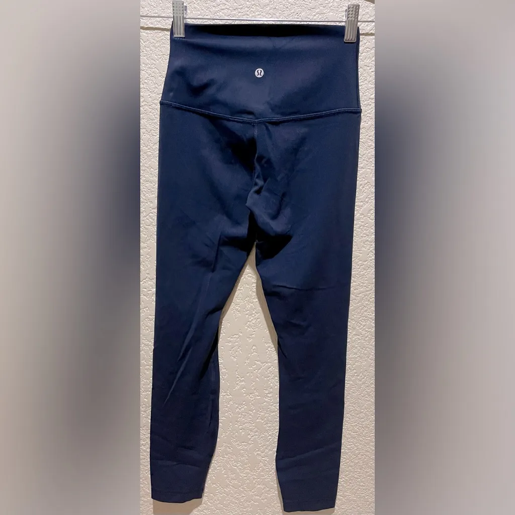NWOT Lululemon Align True Navy 25” Leggings Pants Size 4 - Image 7