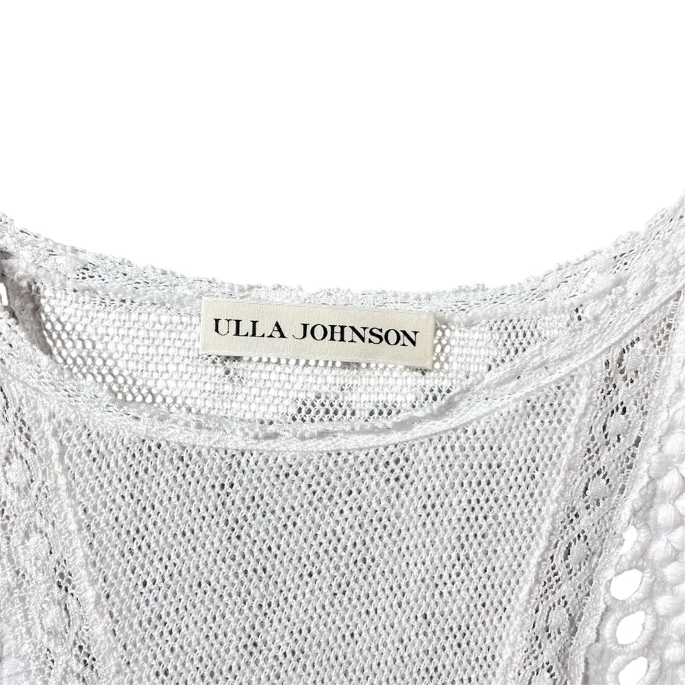 Ulla Johnson Elegant White Lace Dress Size 2 - Image 6