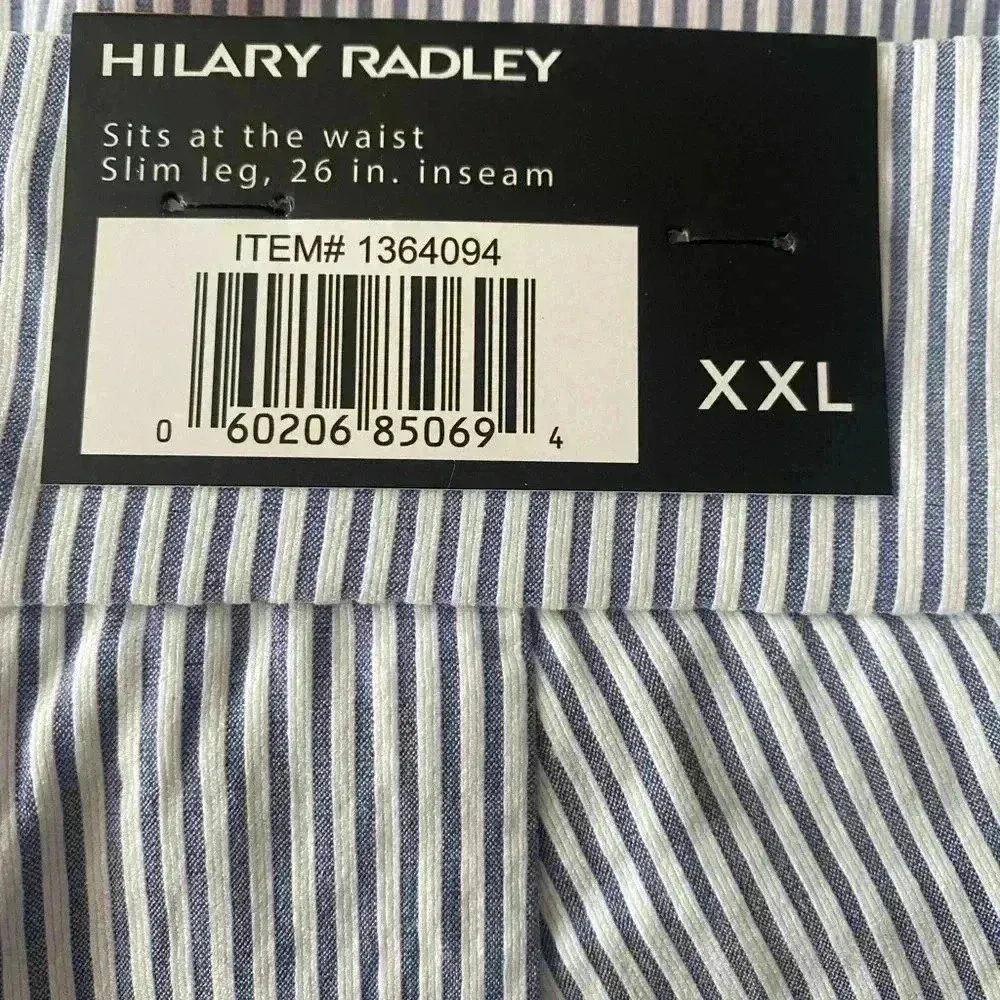 🆕Hilary Radley Seersucker Pull-On Ankle Pan XXL🆕 - Image 8