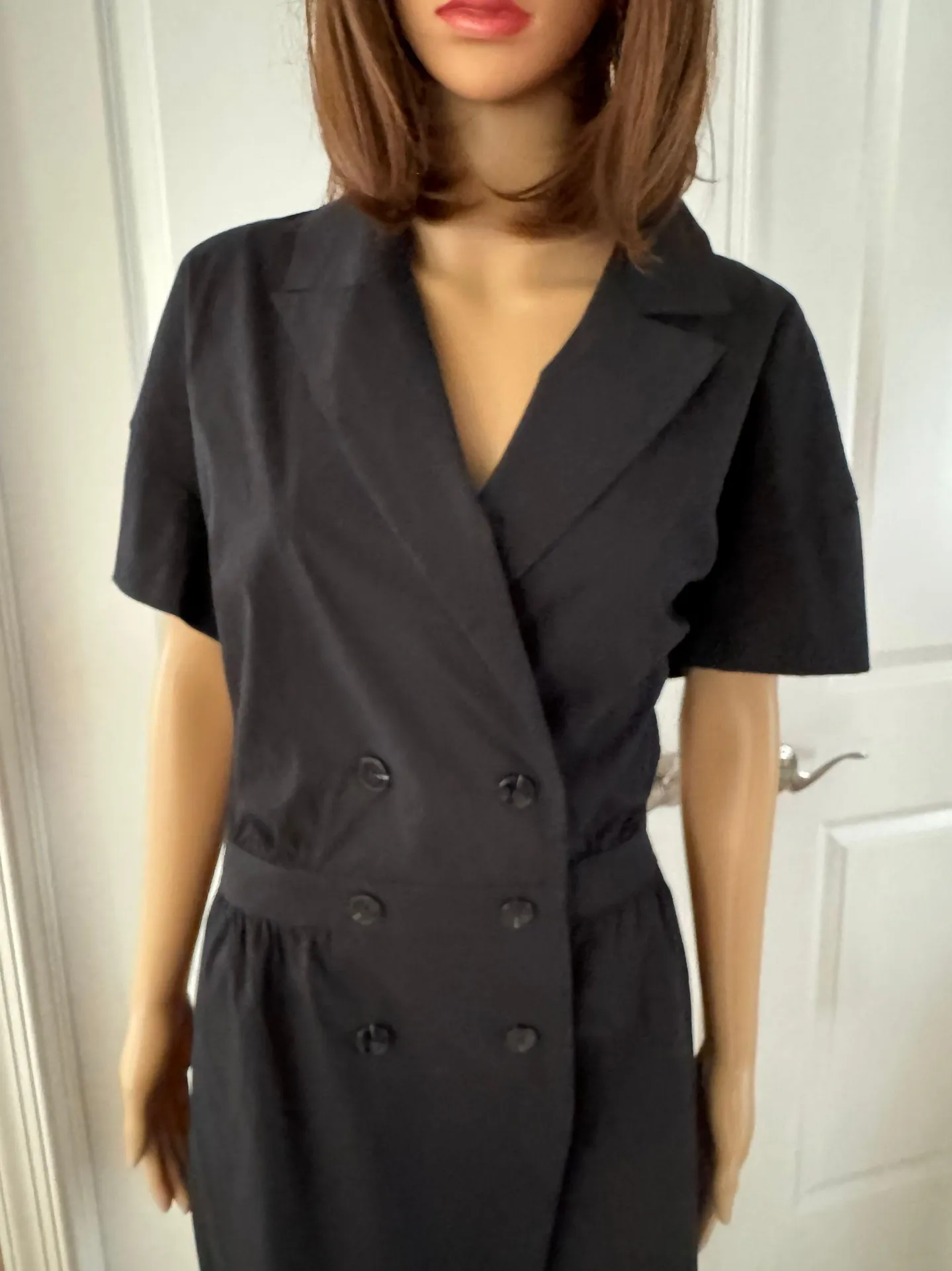 Maeve Short-Sleeve Blazer Romper - Image 8