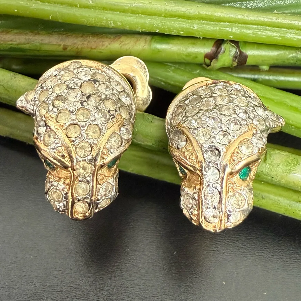 Unsigned Pave Crystal Gold - Image 2