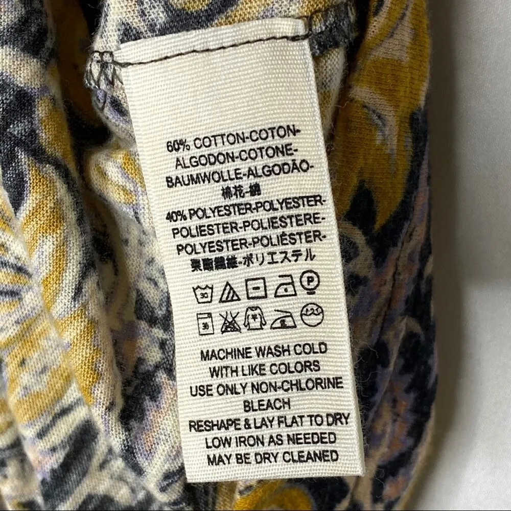 Free People Leilani Boxy Women Tee Small - Image 8