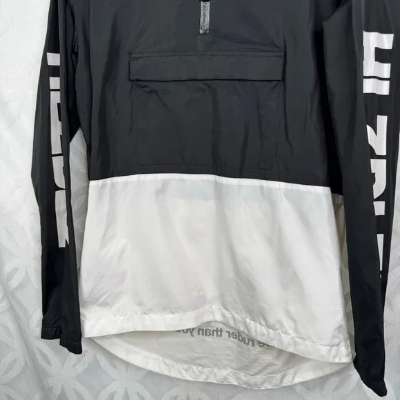 HLZBLZ Pullover Windbreaker Black and White Womens‎ Streetwear Size S - Image 5
