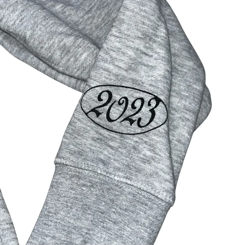 Taylor Swift Gray Oversized Fleece Crewneck 2023 Eras Tour Sweatshirt Small - Image 3