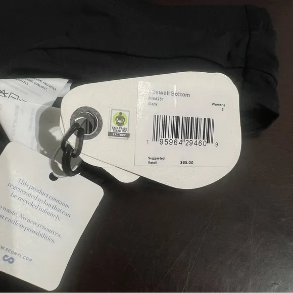 Prana NWT Upswell Bikini Bottom‎ | Black | Size Small Beach Booty Magic - Image 5