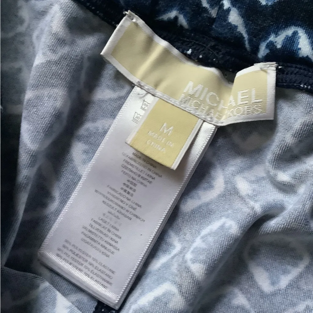 Michael Kors leggings 💙🤍 Blue Size M - Image 7