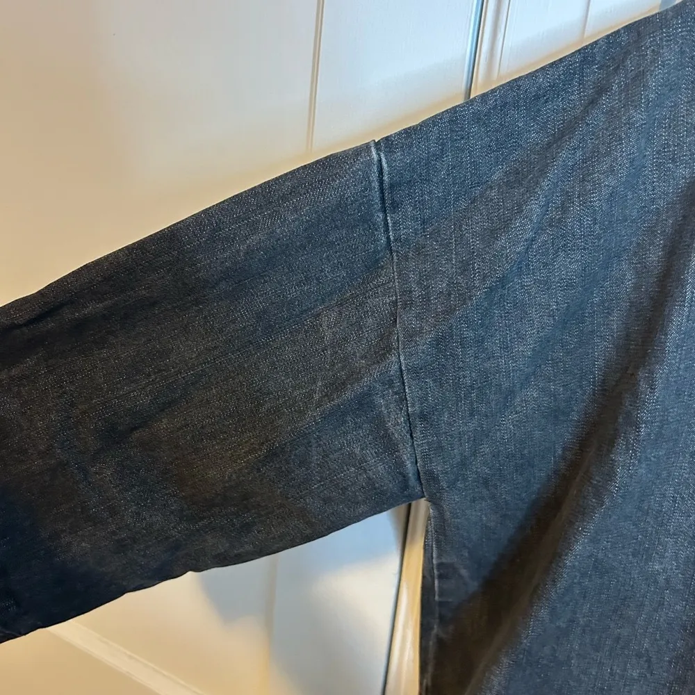 Micaela Greg Black Denim Overcoat Size undefined - Image 6