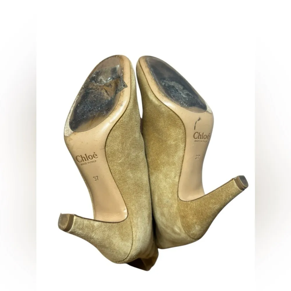Chloe Lena Suede Boot Size 37 or US 7 - Image 9