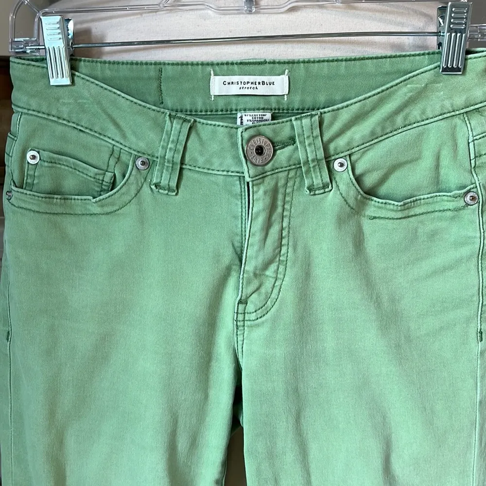 The Comfy Christopher Blue Pants Flap Pockets Womens 2 Cotton - Image 8