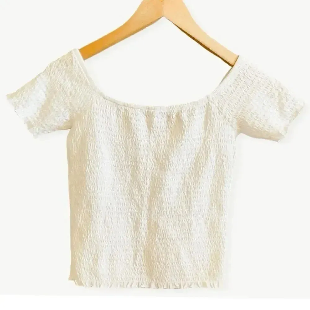 BP Off the Shoulder Knit Women’s Cropped Party Occassion Top SZ XS - Image 2