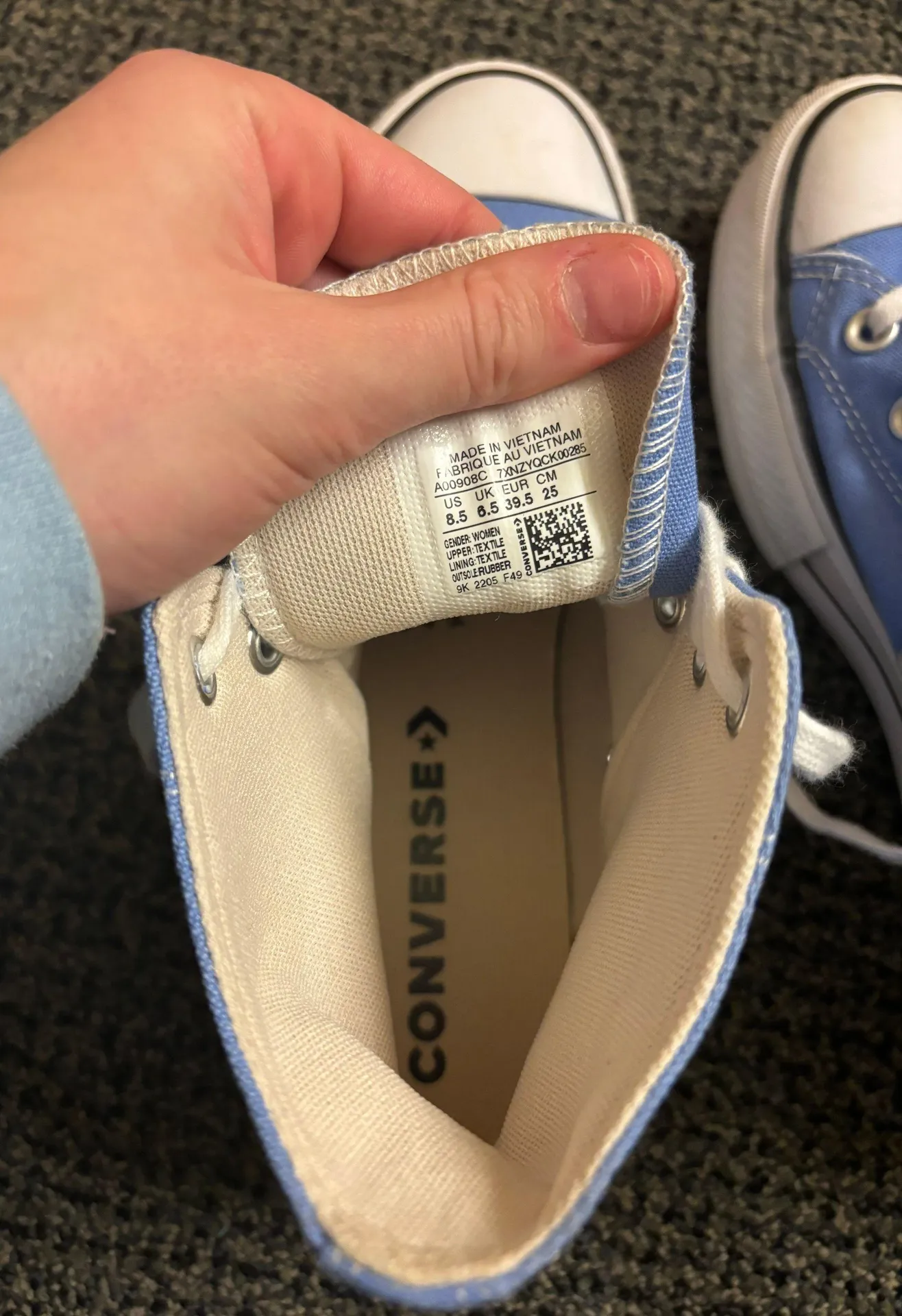 Converse Blue Platform - Image 4