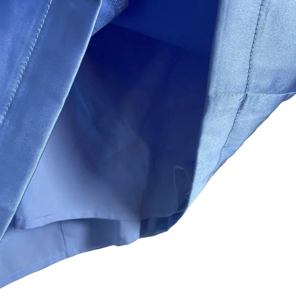 NWOT Tiger Mist Satin Mini Skirt in Baby Blue Size S - Image 8