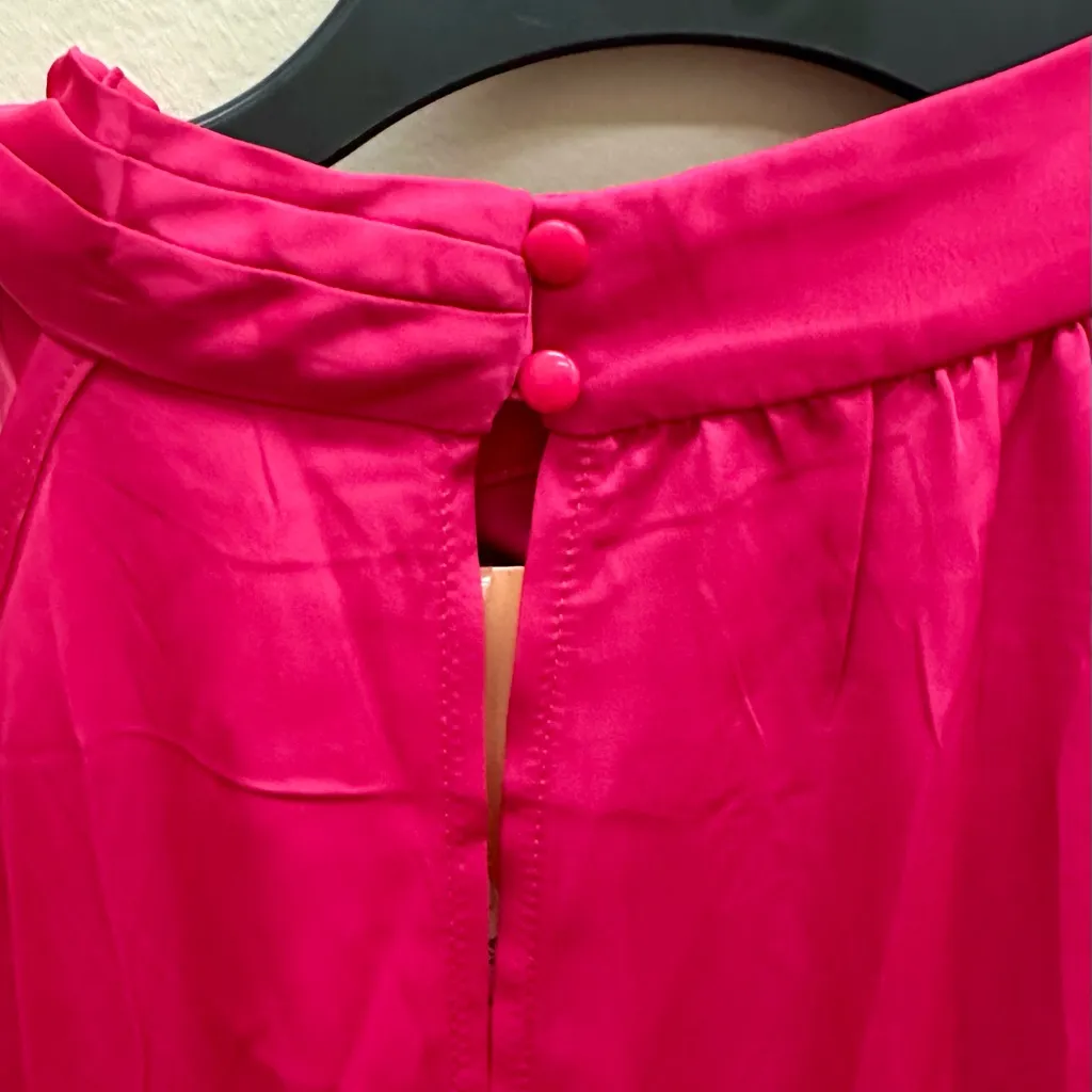 NWT BTFBM Sleeveless Cocktail Dresses, Mock Neck, Keyhole Elastic High Waist XL Pink - Image 7