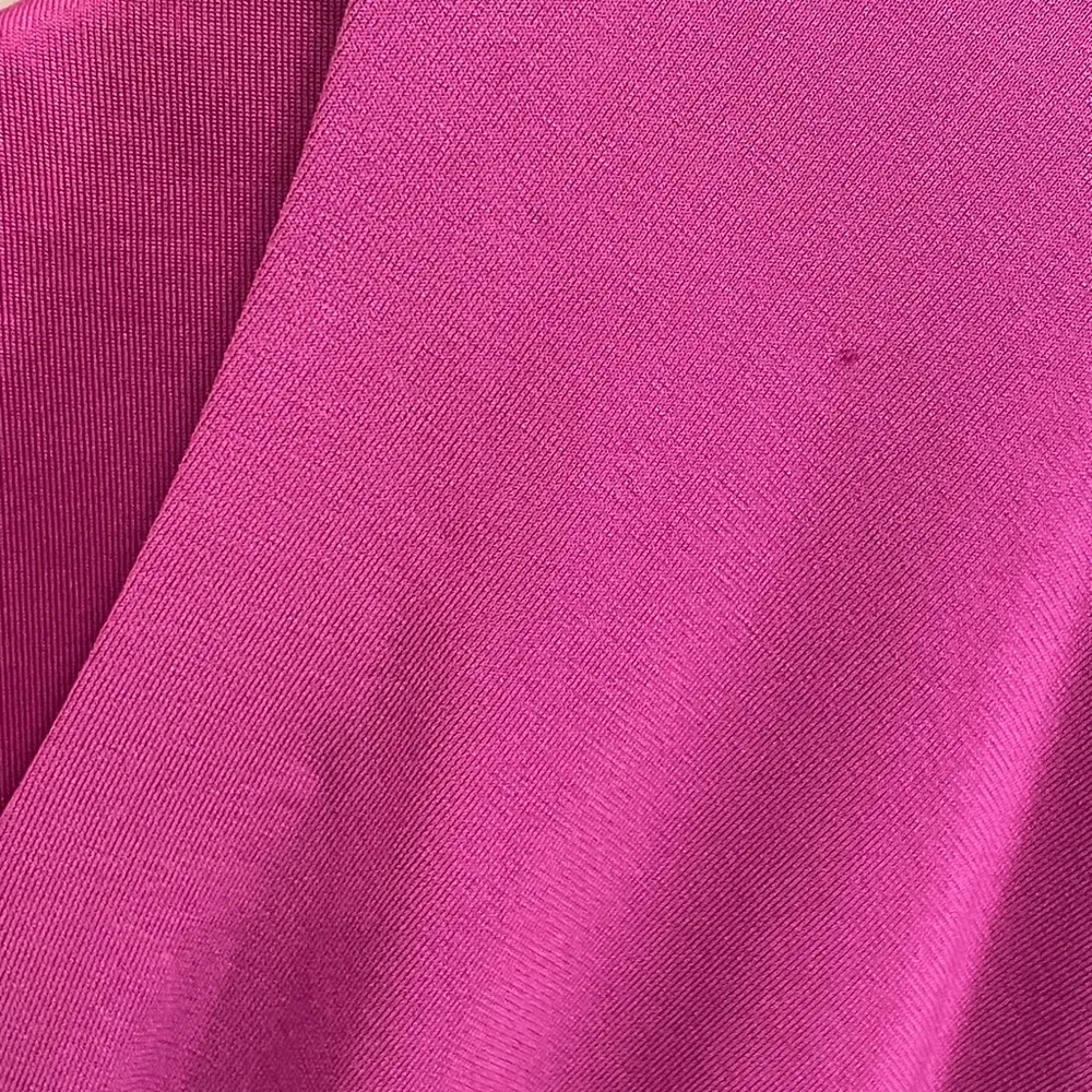 Trina Turk Vivid Viola Etta Front Twist Dress Medium Color Block Cocktail Party - Image 5