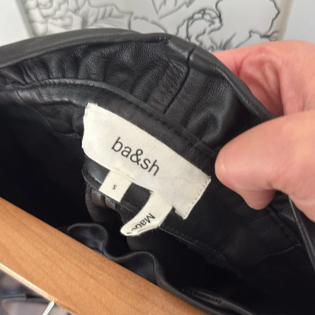 ba&sh jupe luna leather skirt - Image 5