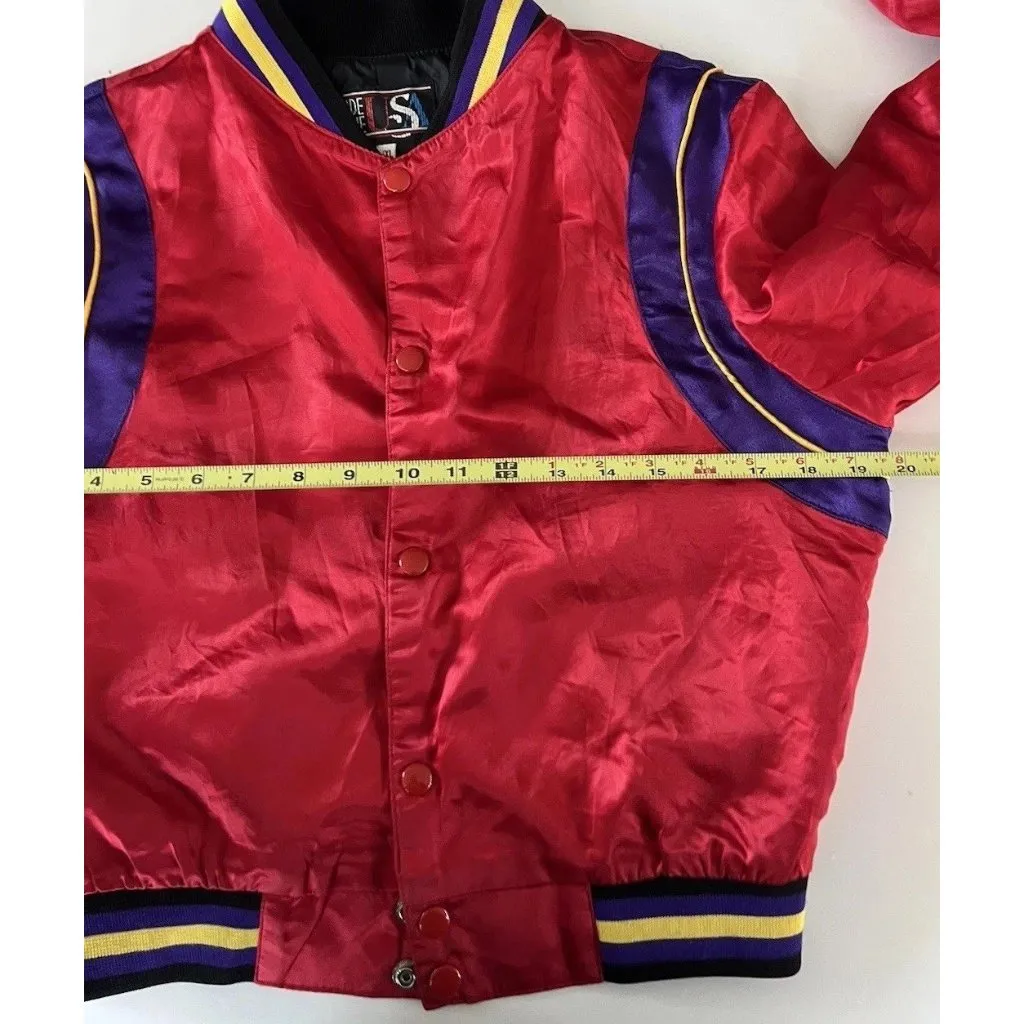 Vintage No Doubt Gwen Stefani Red Varsity Jacket Women’s Sz L/XL Rock 90s READ! - Image 10