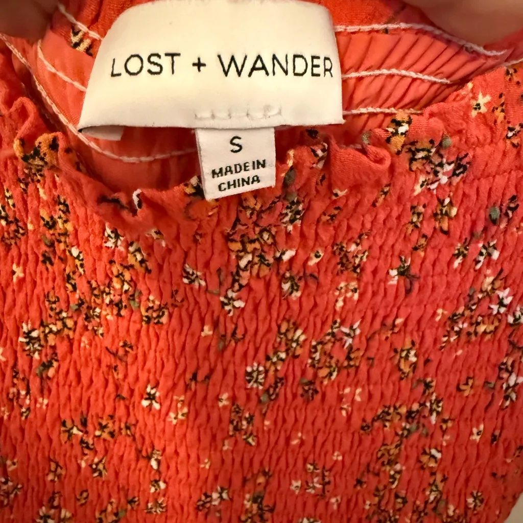 Lost + Wander Scarlet Floral Midi Dress - Image 2