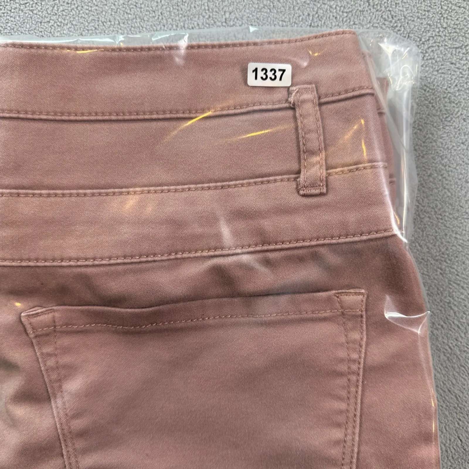 Refuge Jeans Womens 8 High Rise Skinny Dusty Rose Triple Button Fly Stretch Denm - Image 6