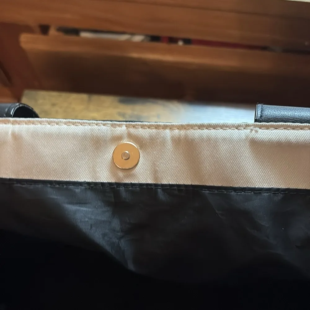 Black Victoria Secret Patterned bag - Image 4