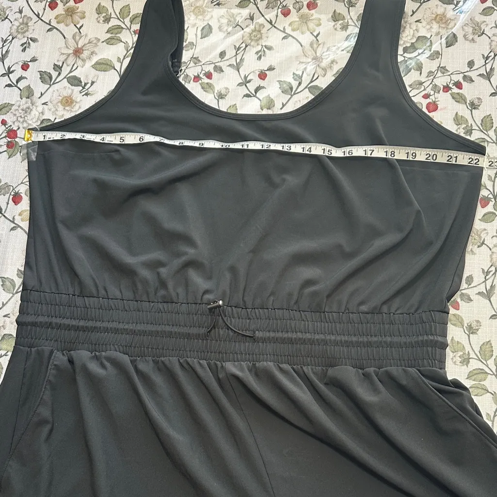 Abercrombie & Fitch Traveler Romper Scoopneck Black Size XL Tall - Image 7