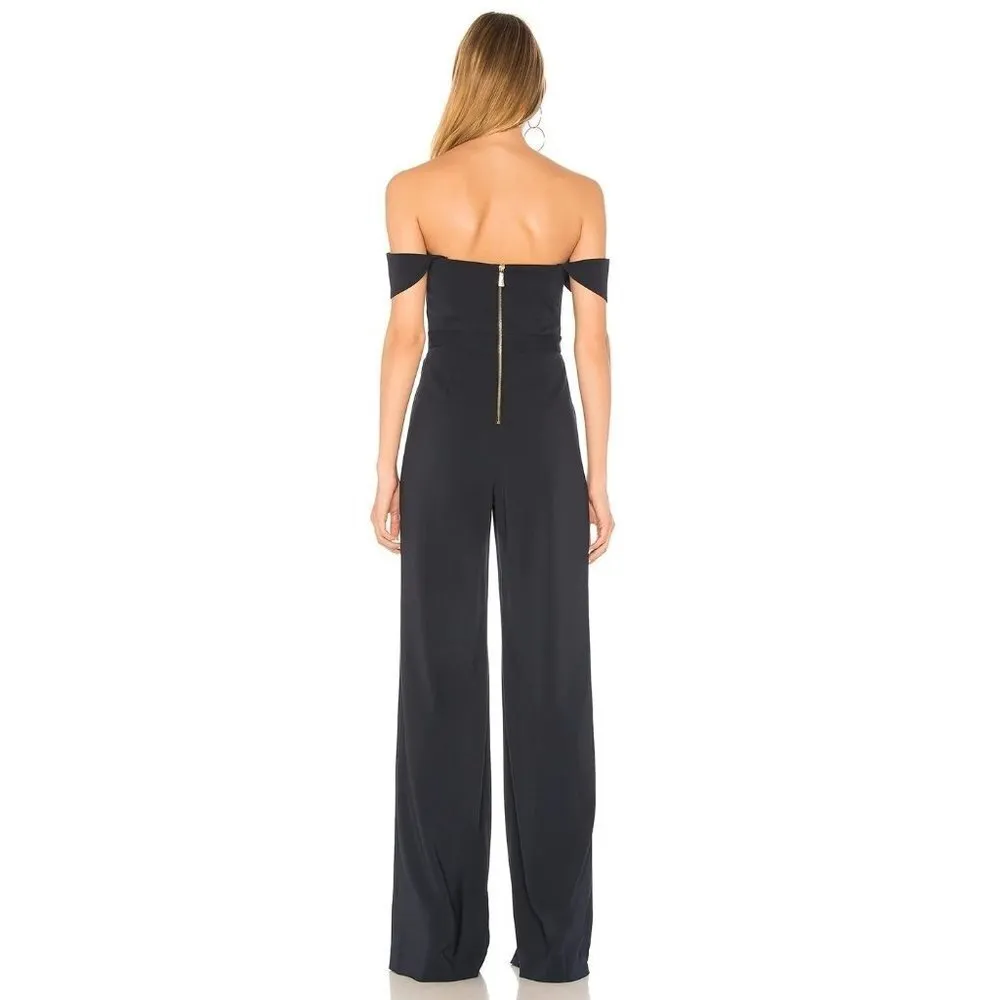 Jay Godfrey  Brin Jumpsuit Midnight Navy Women's Size 8 - Image 3