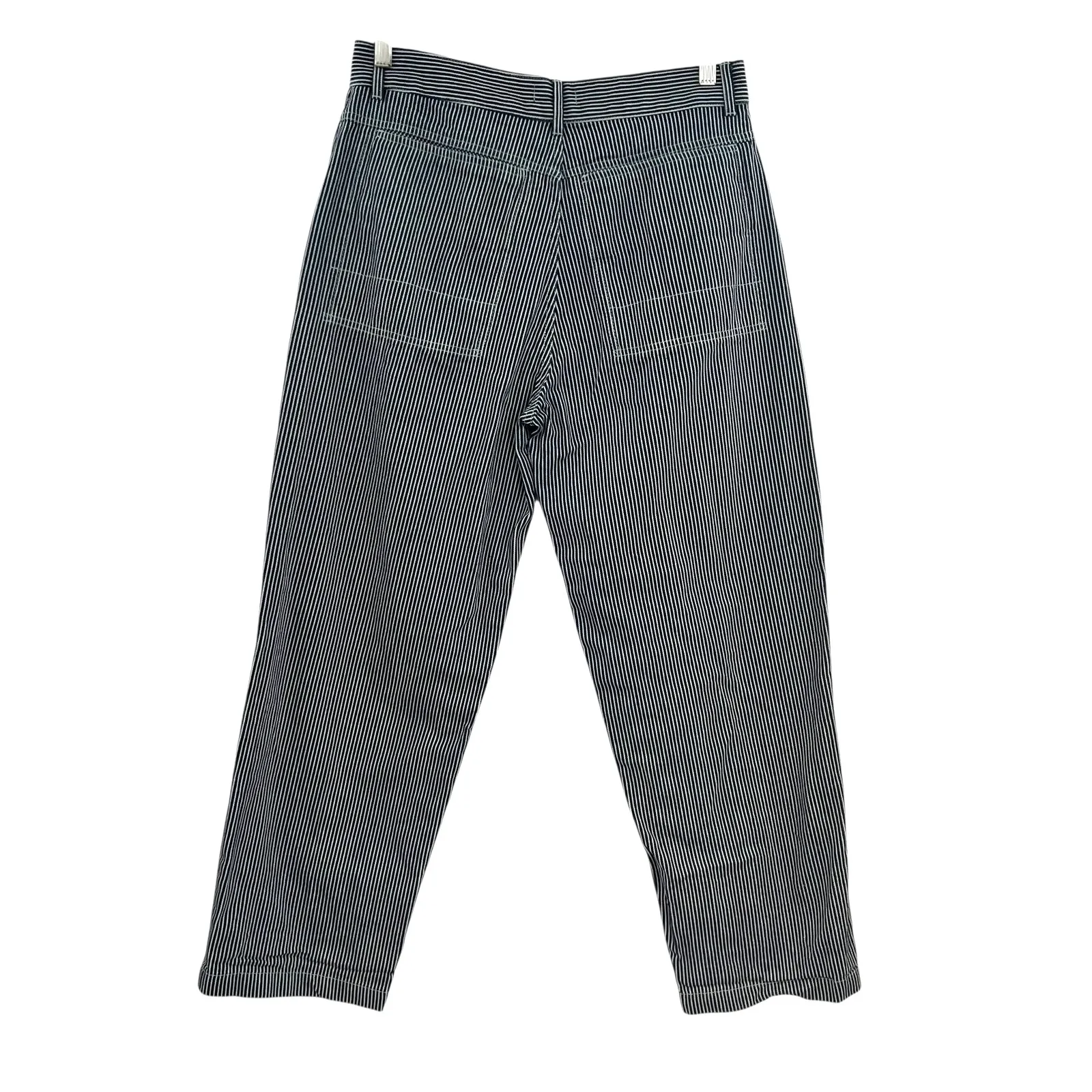 Kotn Railroad Stripe Work Pant Utility Metro Jean Blue White Unisex Size 29 - Image 6