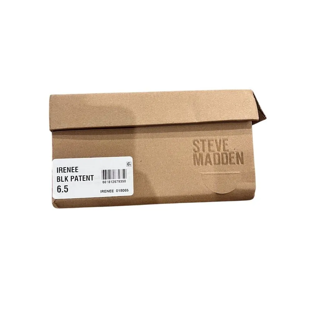 Steve Madden Women's Irenee Black Slingback Sandal Size 6.5 Casual - Image 10