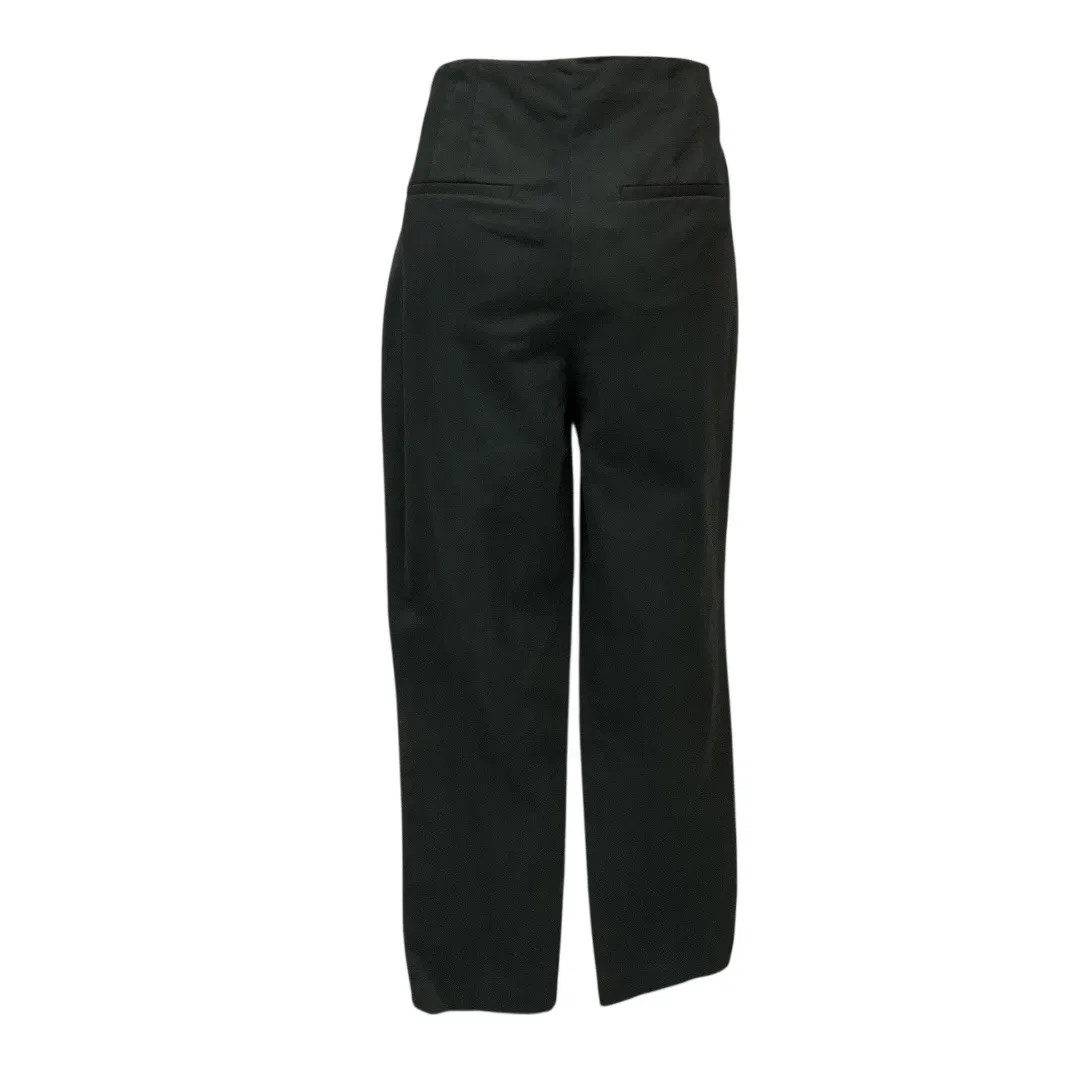 J. Jill Women's Mid Rise Casual Straight Leg Regular Fit Ankle Pants Black Sz 8 - Image 4