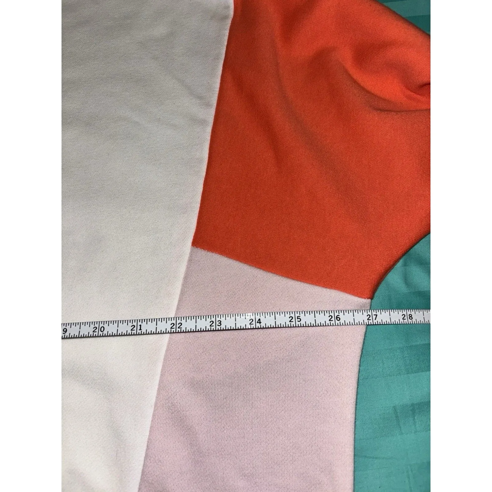 Women’s Nike NSW French Terry Colorblock Retro Crew Neck Sweater XL CK1402-100 - Image 9