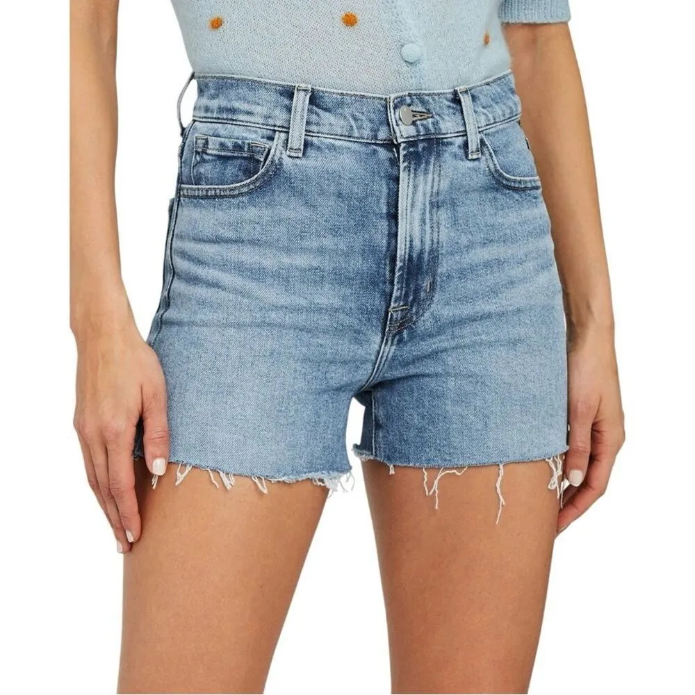 J Brand Jules High-Rise Jean Shorts in Rigid Comfort Stretch Denim - 24 - Image 4