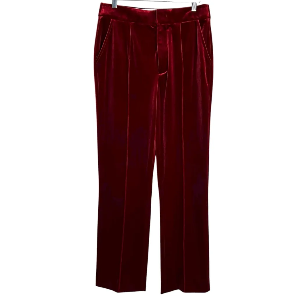 Favorite Daughter The Amore Pant Women’s Red Velvet Maroon Size 4 NWT - Image 4