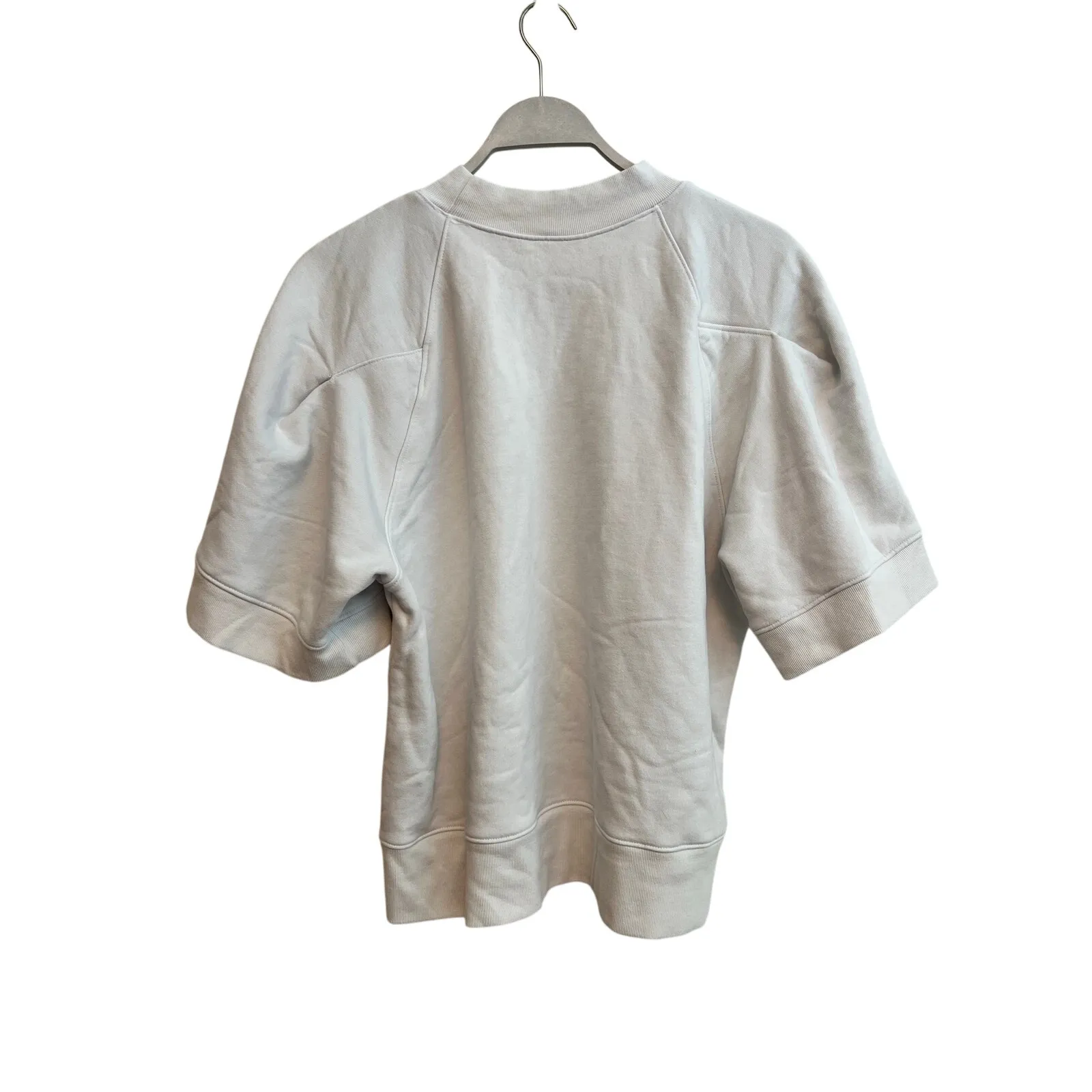 AGOLDE The Round Shoulder Half Sleeve Box Sweatshirt For Anthropologie Size: XL - Image 5