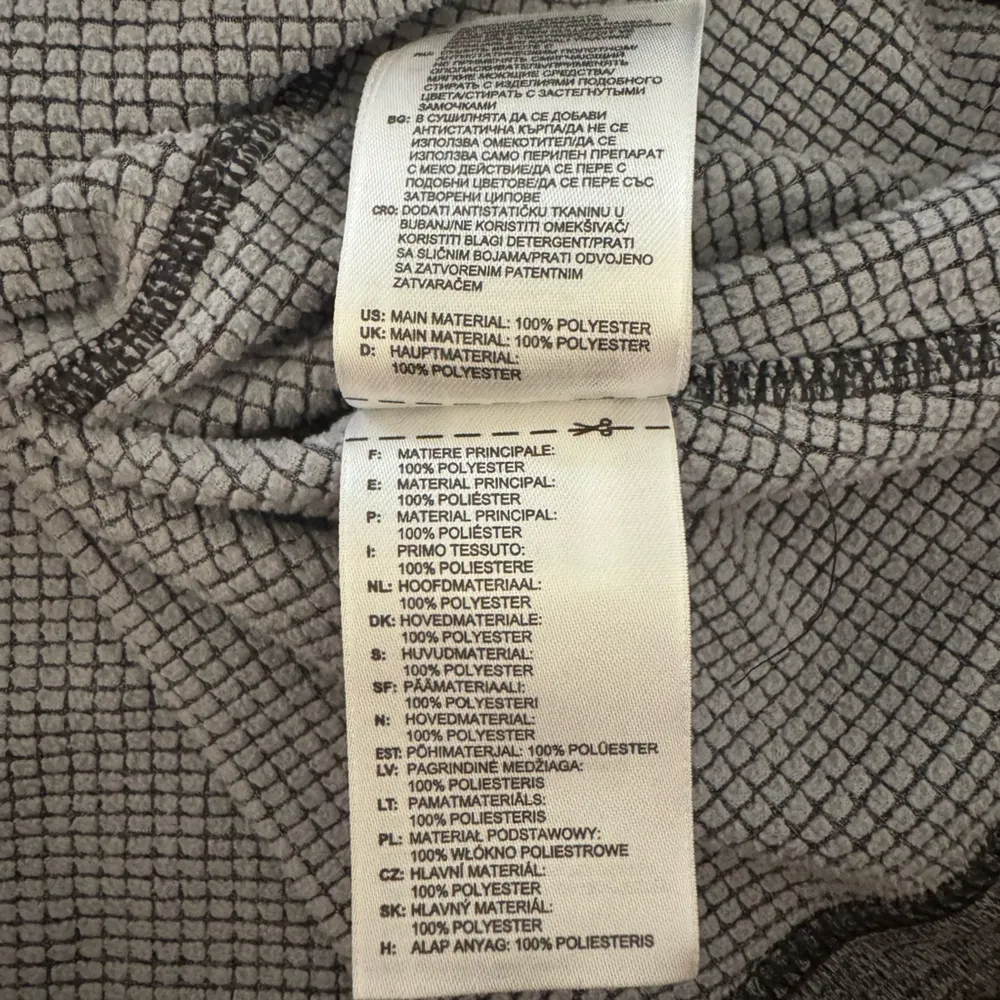 Women’s Adidas gray heather light full zip tracksuit water wicking jacket M - Image 5