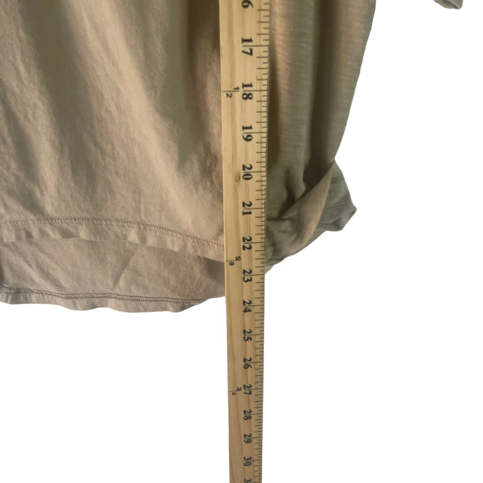 Chip + Pepper Women's Size XS Tan 3/4 Sleeve Round Neck‎ Soft Modal Top - Image 8