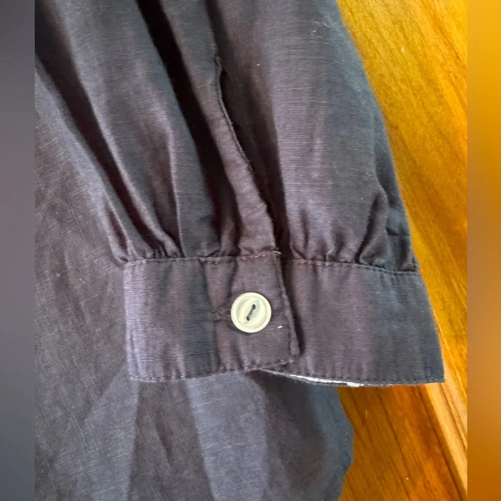 Michael Stars  Robyn Blue Cotton Top- Size Small - Image 3