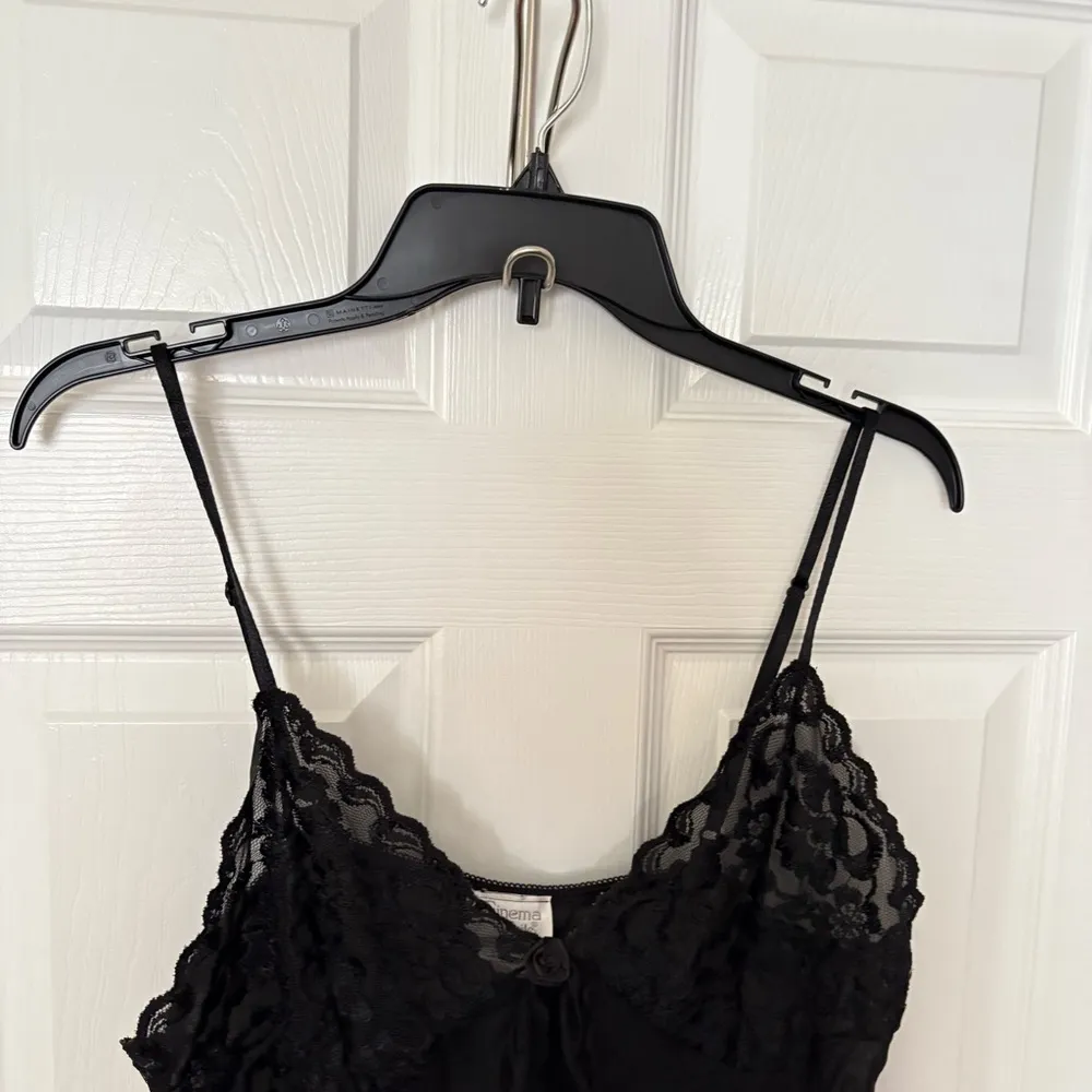 Cinema Exoile Black Chemise Lingerie Slip Camisole Top large - Image 3